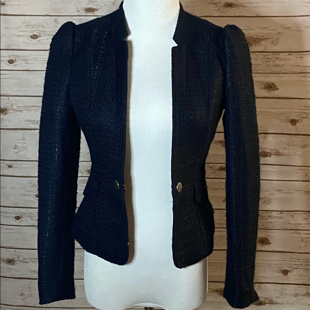 H&M Black Blazer Tailored Suit Jacket